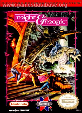 Cover Might and Magic for NES